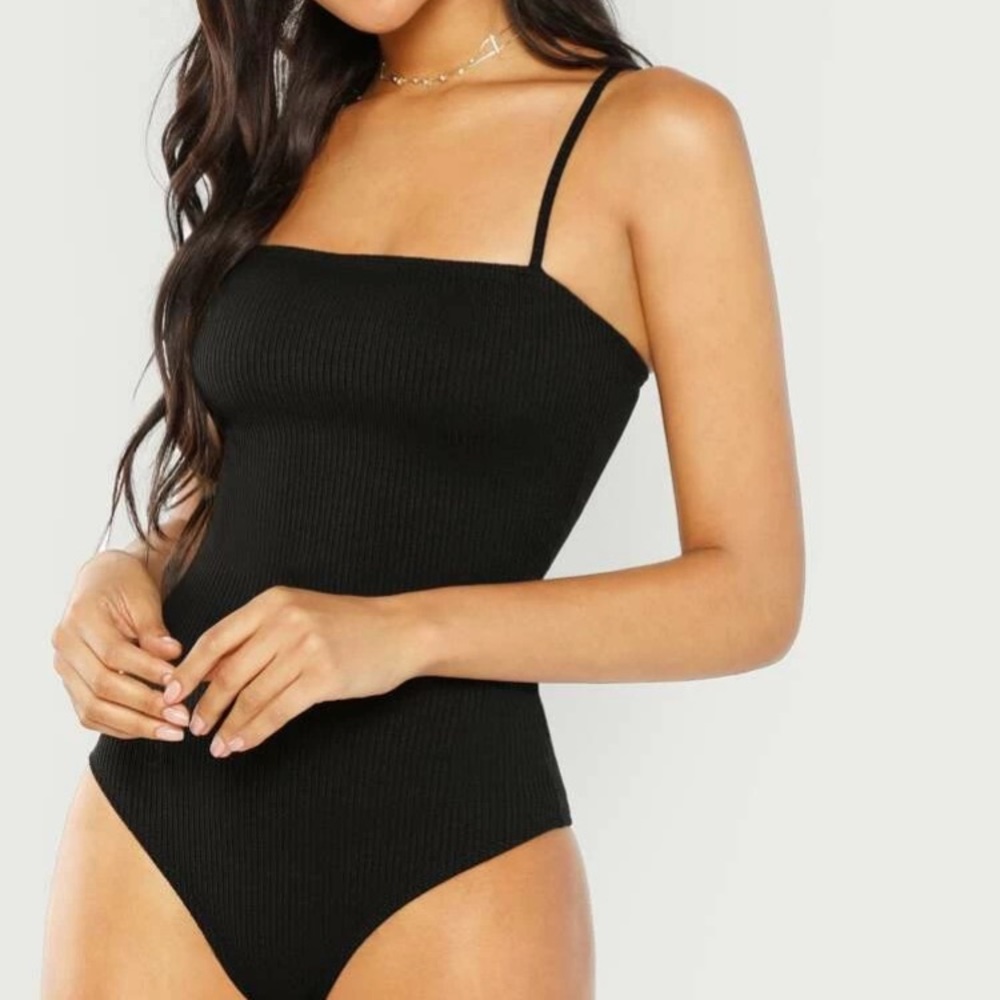Souls rubbed cami top-black